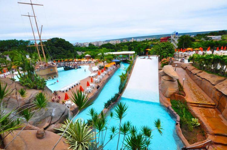 Piazza Diroma - Com Acesso Acqua Park Cn-Go Aparthotel Caldas Novas Eksteriør bilde