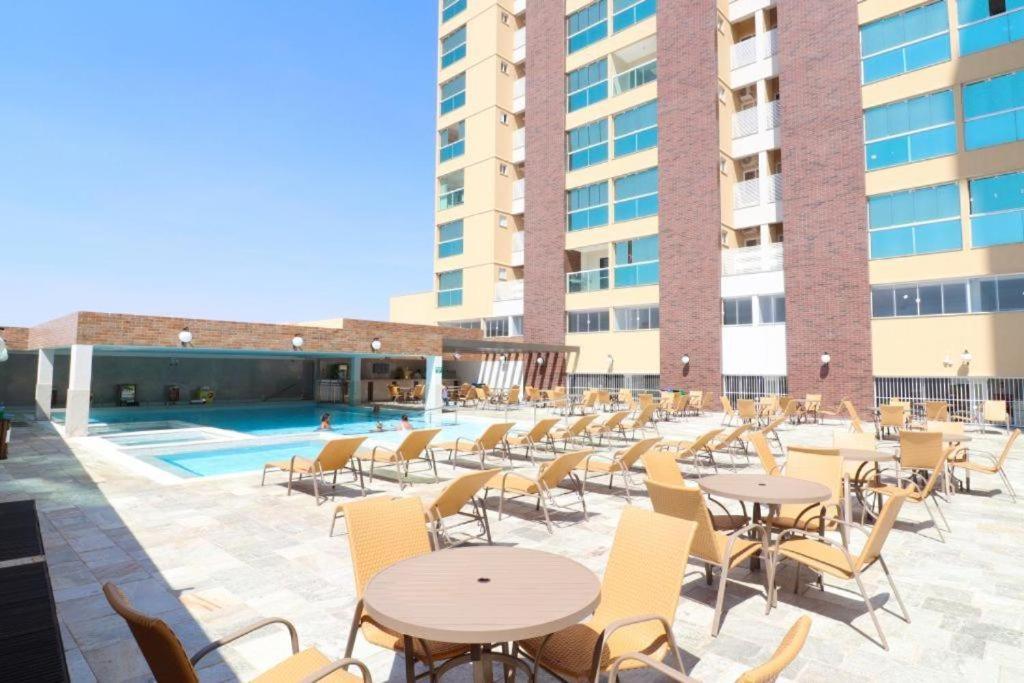 Piazza Diroma - Com Acesso Acqua Park Cn-Go Aparthotel Caldas Novas Eksteriør bilde